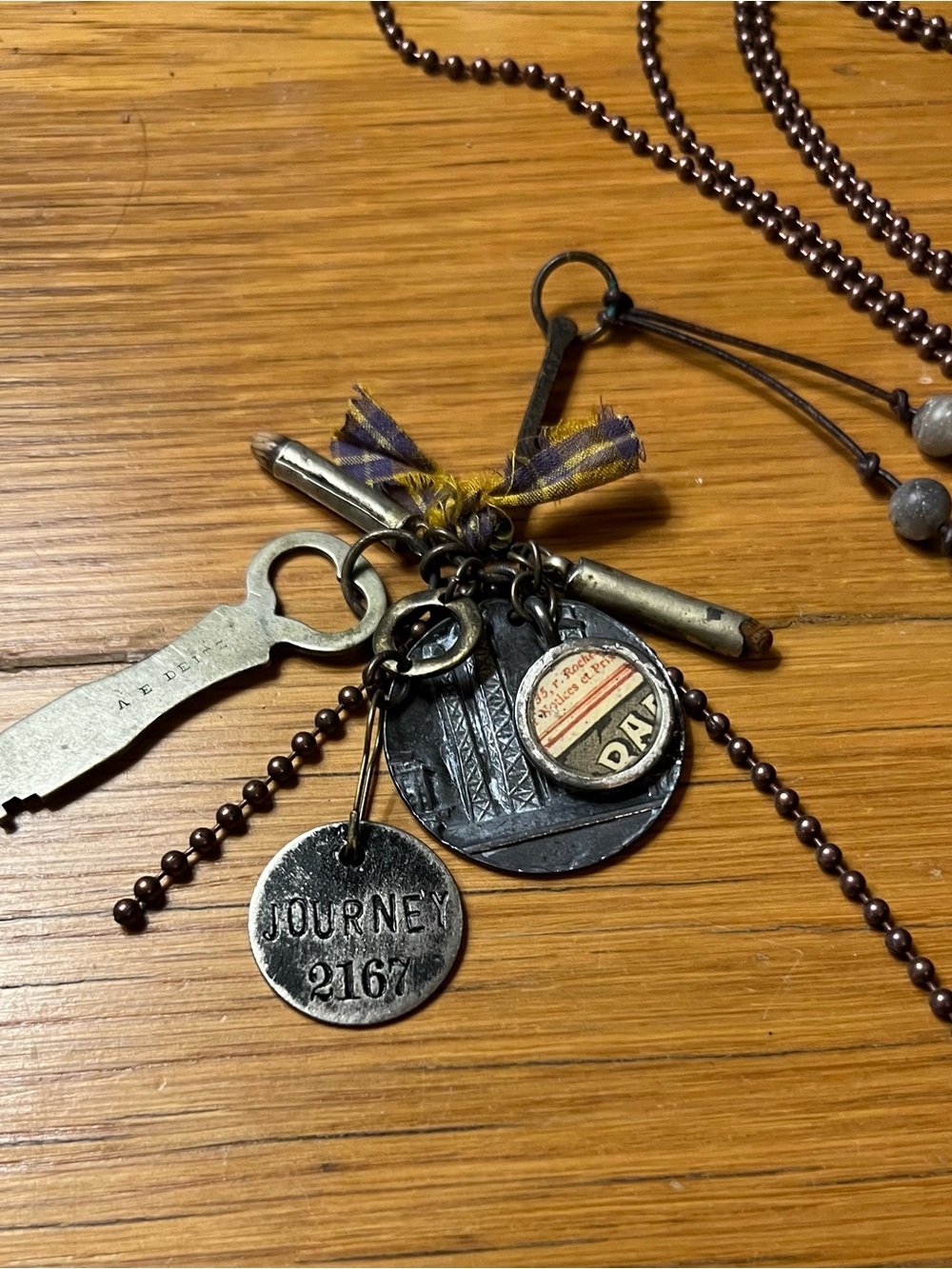 OOAK Made by hand Talisman OOAK necklace by Susan A Ray - Picture 7 of 12
